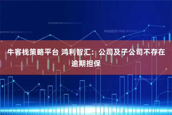 牛客栈策略平台 鸿利智汇：公司及子公司不存在逾期担保