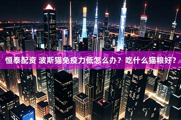 恒泰配资 波斯猫免疫力低怎么办？吃什么猫粮好？